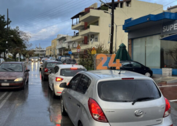 Ηράκλειο: Βροχή, κρύο και… πρωινό κομφούζιο