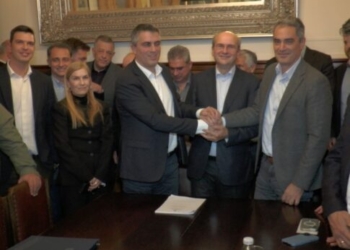 Ιστορική μέρα για το έργο του ΒΟΑΚ: «Έπεσαν» οι υπογραφές για το τμήμα Ηράκλειο – Χανιά (Φωτογραφίες)