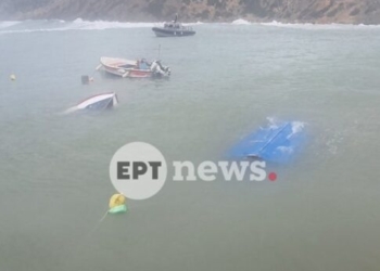 Κινδύνευσε σκάφος της Frontex στη Γαύδο από τους θυελλώδεις ανέμους