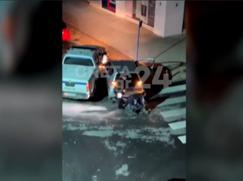 Κινηματογραφική καταδίωξη στο κέντρο του Ηρακλείου: Η στιγμή της σύλληψης του μεθυσμένου οδηγού