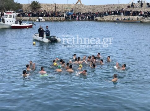 Λαμπρός ο εορτασμός των Θεοφανίων στο Ρέθυμνο – Φωτογραφίες