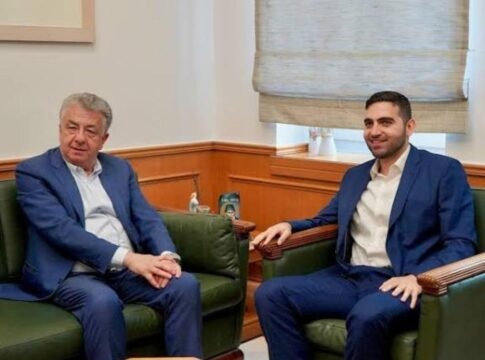 Ο Κωνσταντίνος Κεφαλογιάννης στον Περιφερειάρχη Κρήτης για τα μεγάλα αναπτυξιακά έργα του Νομού Ηρακλείου