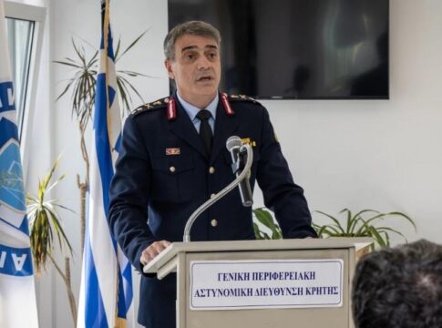 Οι αστυνομικοί του Λασιθίου συγχαίρουν τον Ν. Σπυριδάκη