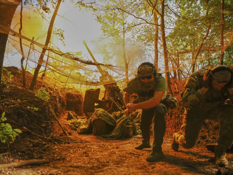 Ουκρανοί στρατιώτες μάχη