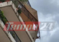 Πάτρα: Τα 127 χλμ έφτασαν οι ριπές του ανέμου - «Ξηλώθηκε» μπαλκόνι