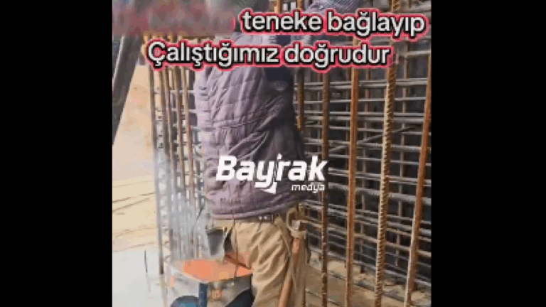 Πενία τέχνας κατεργάζεται: Φορητή (τενεκεδο)θέρμανση για οικοδόμο στην Τουρκία - Βίντεο