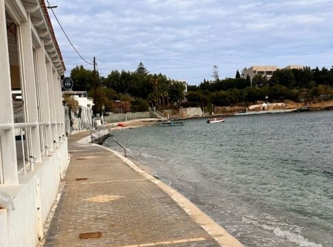 «Πράσινο φως» για την έναρξη του διαγωνισμού για το έργο προστασίας της ακτογραμμής της Αγίας Πελαγίας