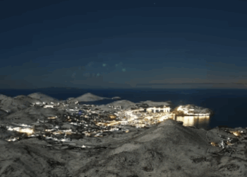 Πρωτοχρονιά στα «λευκά» στη Λήμνο: Εντυπωσιακές εικόνες από τη χιονισμένη Μύρινα - Δείτε βίντεο