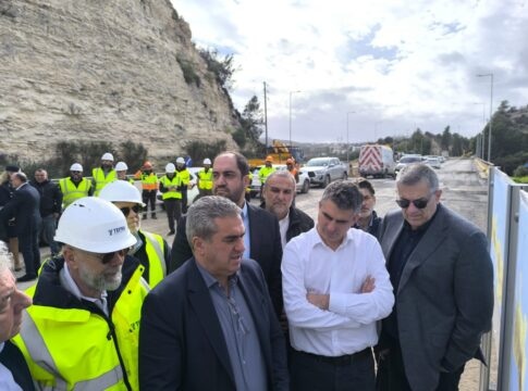 Σε εργοτάξια του ΒΟΑΚ η ηγεσία του Υπουργείου Υποδομών – Φωτογραφίες