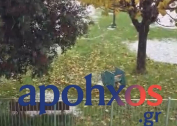 Σφοδρή χαλαζόπτωση στην Πάτρα (βίντεο)