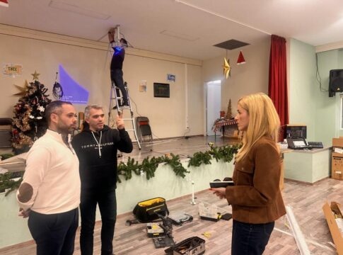 Σύγχρονο ηχητικό και οπτικοακουστικό εξοπλισμό απέκτησε το 1ο Δημοτικό Σχολείο Γαζίου