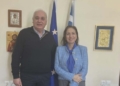 Συνάντηση του Δημάρχου Βιάννου με τη Γενική Γραμματέα της Αποκεντρωμένης Διοίκησης Κρήτης