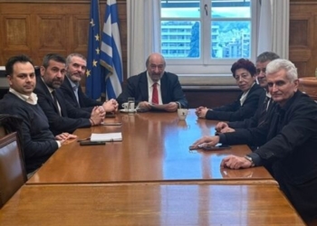 Συνάντηση του Μ. Χνάρη με το προεδρείο της Ομοσπονδίας Αρτοποιών Ελλάδος