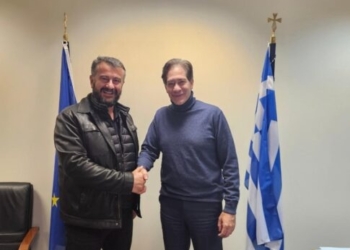 Συνάντηση του Μιχάλη Κοκολάκη με τον Γενικό Γραμματέα του Υπουργείου Περιβάλλοντος & Ενέργειας, Πέτρο Βαρελίδη