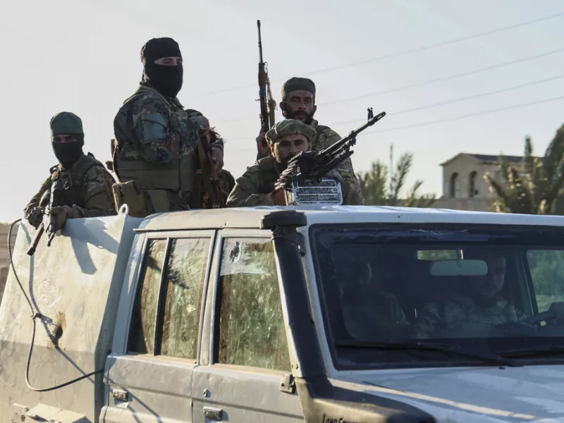 Σύριος στρατιώτης όχημα