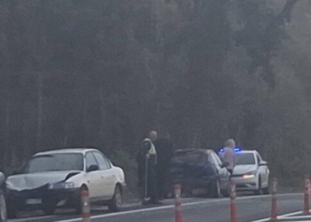 Τροχαίο στον ΒΟΑΚ – Συγκρούστηκαν δύο αυτοκίνητα
