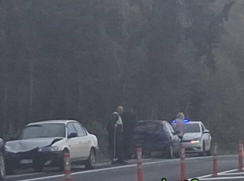 Τροχαίο στον ΒΟΑΚ – Συγκρούστηκαν δύο αυτοκίνητα