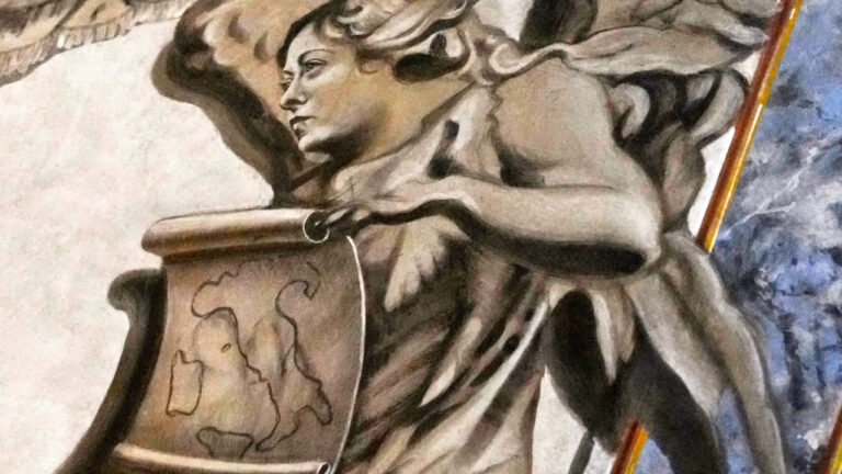 Αφαιρέθηκε από την εκκλησία της Ρώμης η τοιχογραφία με τον άγγελο που έμοιαζε στην Μελόνι