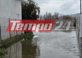 Δυτική Αχαΐα: Πλημμύρισαν δρόμοι και καλλιέργειες στο Μετόχι- Δείτε φωτογραφίες και βίντεο