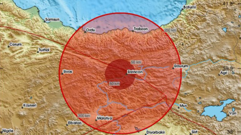 Σεισμός 4,9 Ρίχτερ στην Ανατολική Τουρκία