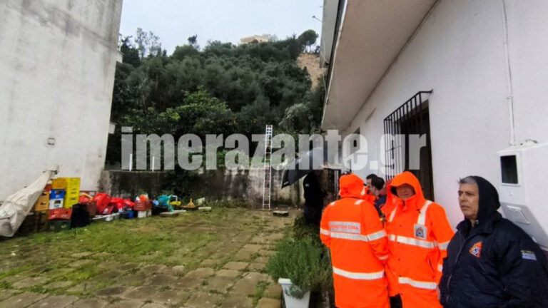 Σοκ στην Αγία Τριάδα Ζακύνθου: Για λίγα μέτρα δεν τους καταπλάκωσε το βουνό