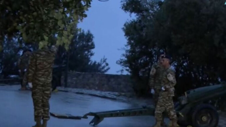 Εορτασμός 25ης Μαρτίου: Βίντεο από τους 21 κανονιοβολισμούς στον Λυκαβηττό