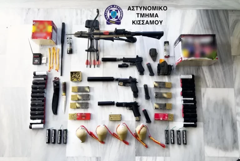 Κρήτη: Διέσχισαν ανενόχλητοι τη μισή Ευρώπη με αμάξι γεμάτο εκρηκτικά και σφαίρες