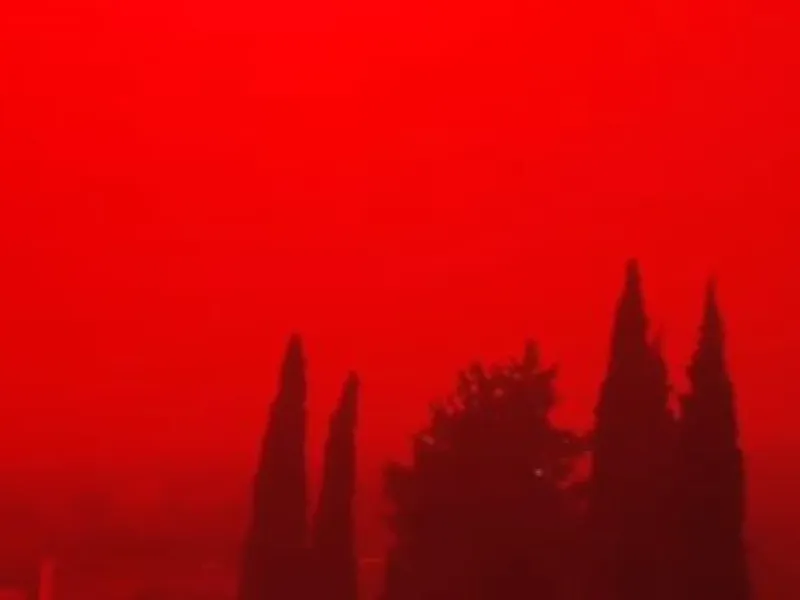 Κρήτη: Το Ηράκλειο «θάφτηκε» στην αφρικανική σκόνη