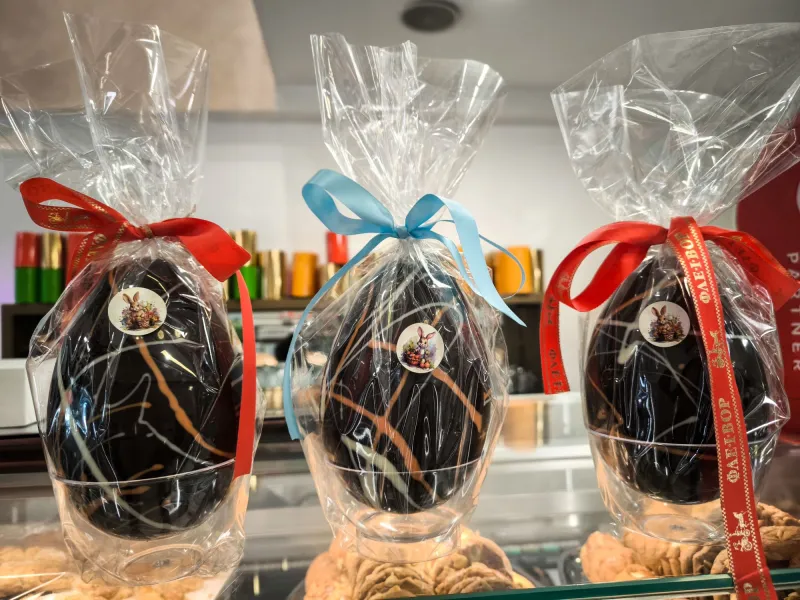 Σοκολατένια πασχαλινά αυγά