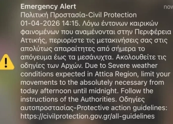 Κακοκαιρία Erminio: Ήχησε το 112 στην Αττική