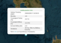 Σεισμός 4,8 Ρίχτερ στη Λακωνία