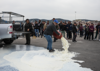Συγκεντρώσεις και πορείες διαμαρτυρίας πραγματοποίησαν κτηνοτρόφοι της Λέσβου