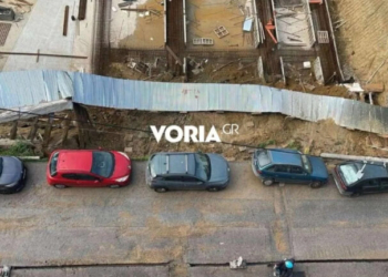 Θεσσαλονίκη: Καθίζηση εδάφους κατά τη διάρκεια εργασιών εγκατάστασης οπτικών ινών στην Τούμπα (βίντεο)