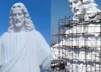 Αντιδράσεις για το κολοσσιαίο άγαλμα του Ιησού που κατασκευάζεται στην Αρμενία – Δείτε βίντεο