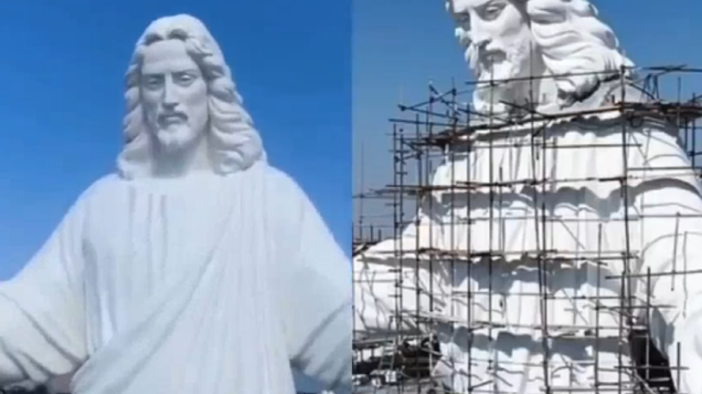 Αντιδράσεις για το κολοσσιαίο άγαλμα του Ιησού που κατασκευάζεται στην Αρμενία – Δείτε βίντεο