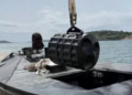 Φωτογραφία ντοκουμέντο από το θαλάσσιο drone που εντοπίστηκε στη Λευκάδα