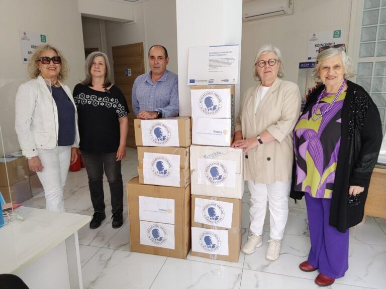 Προσφορά φαρμάκων στο Κοινωνικό Φαρμακείο του Δήμου Ηρακλείου από τον Ροταριανό Όμιλο Ηρακλείου «Νίκος Καζαντζάκης»