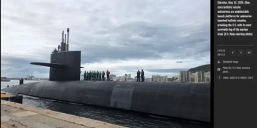 Σπάνια κίνηση του Πενταγώνου: Ανακοίνωσε την άφιξη πυρηνικού υποβρυχίου των ΗΠΑ στο Γιβραλτάρ