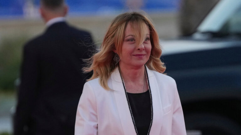 Συνάντηση της Μελόνι με τον πρωθυπουργό της κυβέρνησης Εθνικής Ενότητας της Λιβύης, Αμπντούλ Χαμίντ Ντμπέιμπα