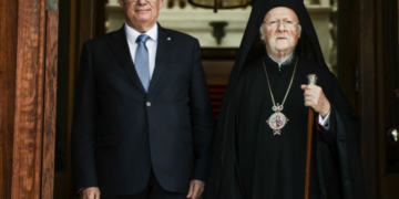 Συνάντηση του Προέδρου της Δημοκρατίας με τον Οικουμενικό Πατριάρχη