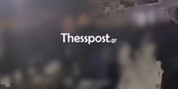 Βίντεο από τη συμπλοκή σε γλέντι στη Θεσσαλονίκη: Πετούσαν καρέκλες και τραπέζια