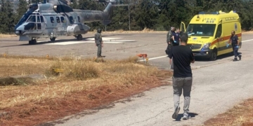 Επείγουσα αεροδιακομιδή με Super Puma στο Νοσοκομείο Χανίων για ναυτικό που ένιωσε αδιαθεσία