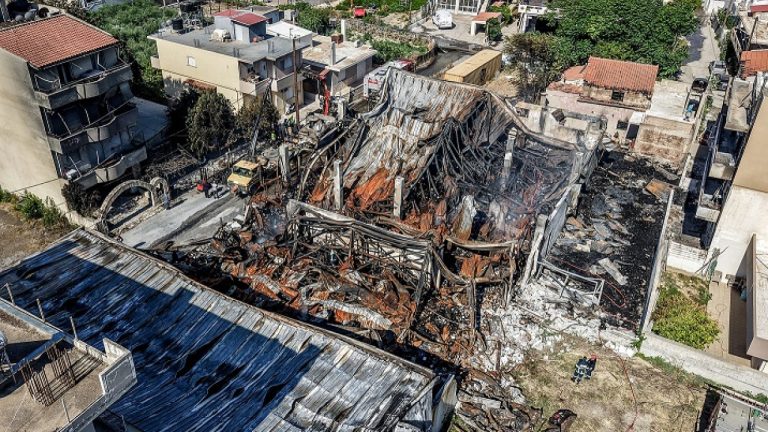 Φωτιά στο Ηράκλειο: Οι σοκαριστικές εικόνες καταστροφής την επόμενη μέρα