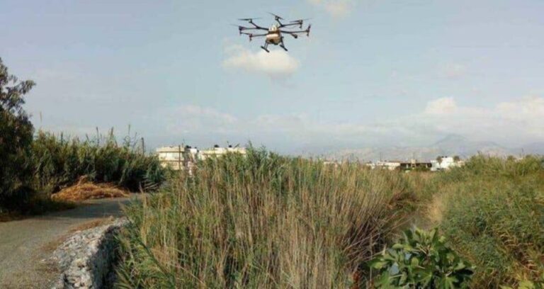 Κρήτη: Ξεκινά το πρόγραμμα καταπολέμησης κουνουπιών – Βγαίνουν ξανά τα drones για αεροψεκασμούς