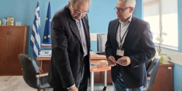 Ορκίστηκε ως προσωρινός διοικητής των νοσοκομείων στο Λασίθι ο Νίκος Κοκκίνης