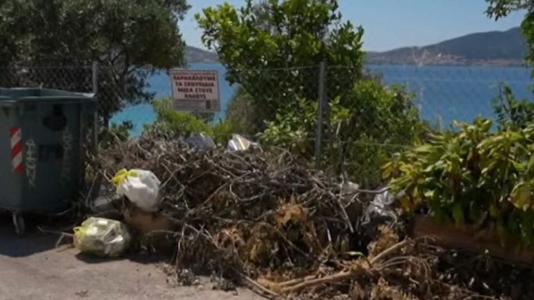 Σαλαμίνα: Τόνοι σκουπιδιών σε παράνομες χωματερές- Δείτε βίντεο