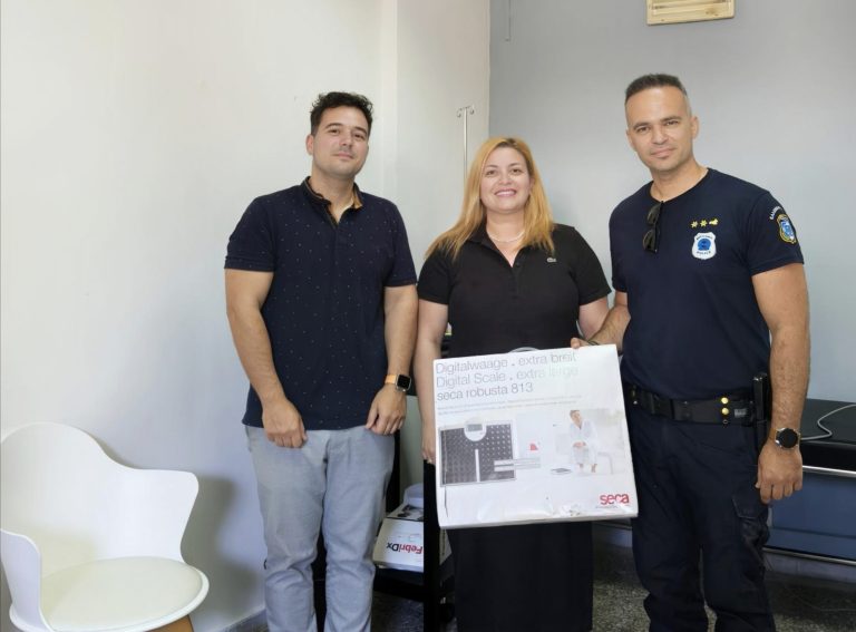 Σημαντική δωρεά από τους αστυνομικούς στο Υπηρεσιακό Ιατρείο της Διεύθυνσης Αστυνομίας Ηρακλείου