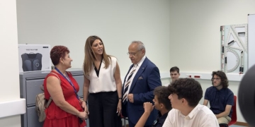 Στο Ηράκλειο η Σοφία Ζαχαράκη – Εγκαινιάζει το Κέντρο Καινοτομίας Κρήτης (Φωτογραφίες)