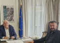 Συνάντηση Δημάρχου Γόρτυνας Μιχάλη Κοκολάκη με τον Γ.Γ. Αυτοδιοίκησης & Αποκέντρωσης Σάββα Χιονίδη
