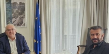Συνάντηση Δημάρχου Γόρτυνας Μιχάλη Κοκολάκη με τον Γ.Γ. Αυτοδιοίκησης & Αποκέντρωσης Σάββα Χιονίδη